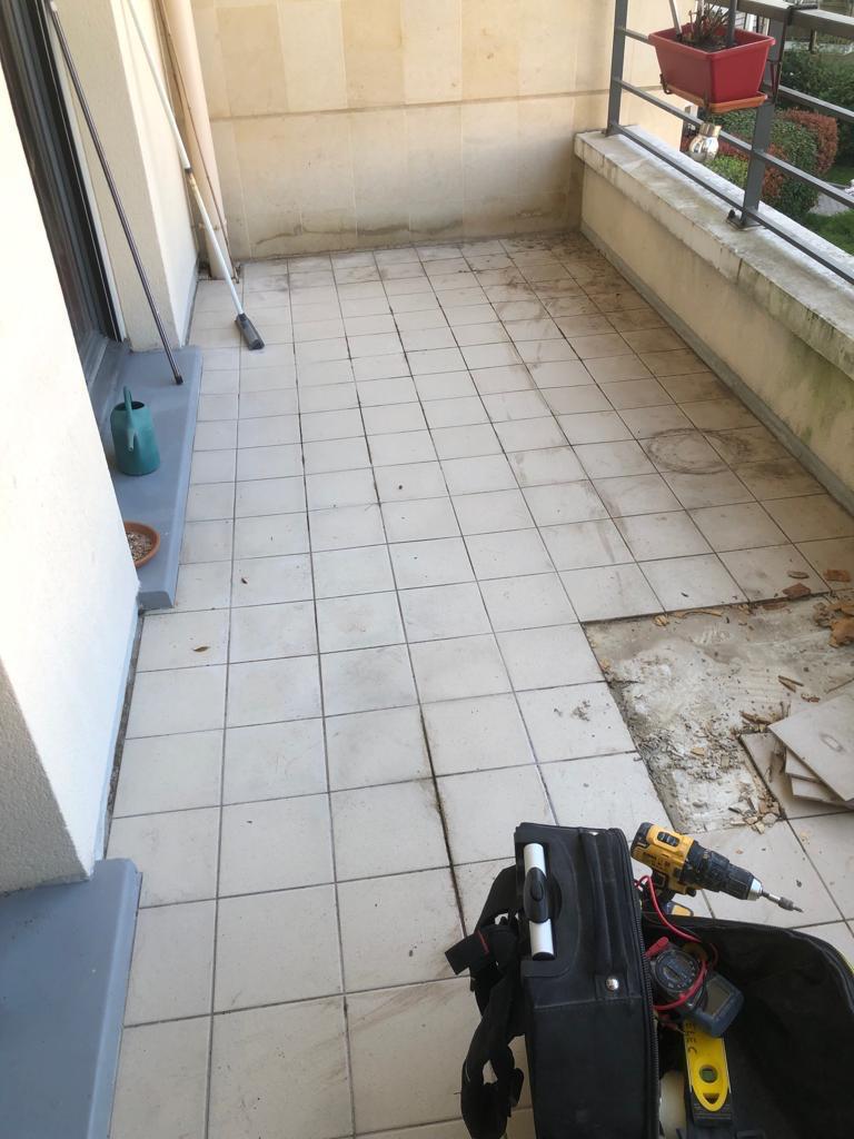 Balcon – Préparation du sol