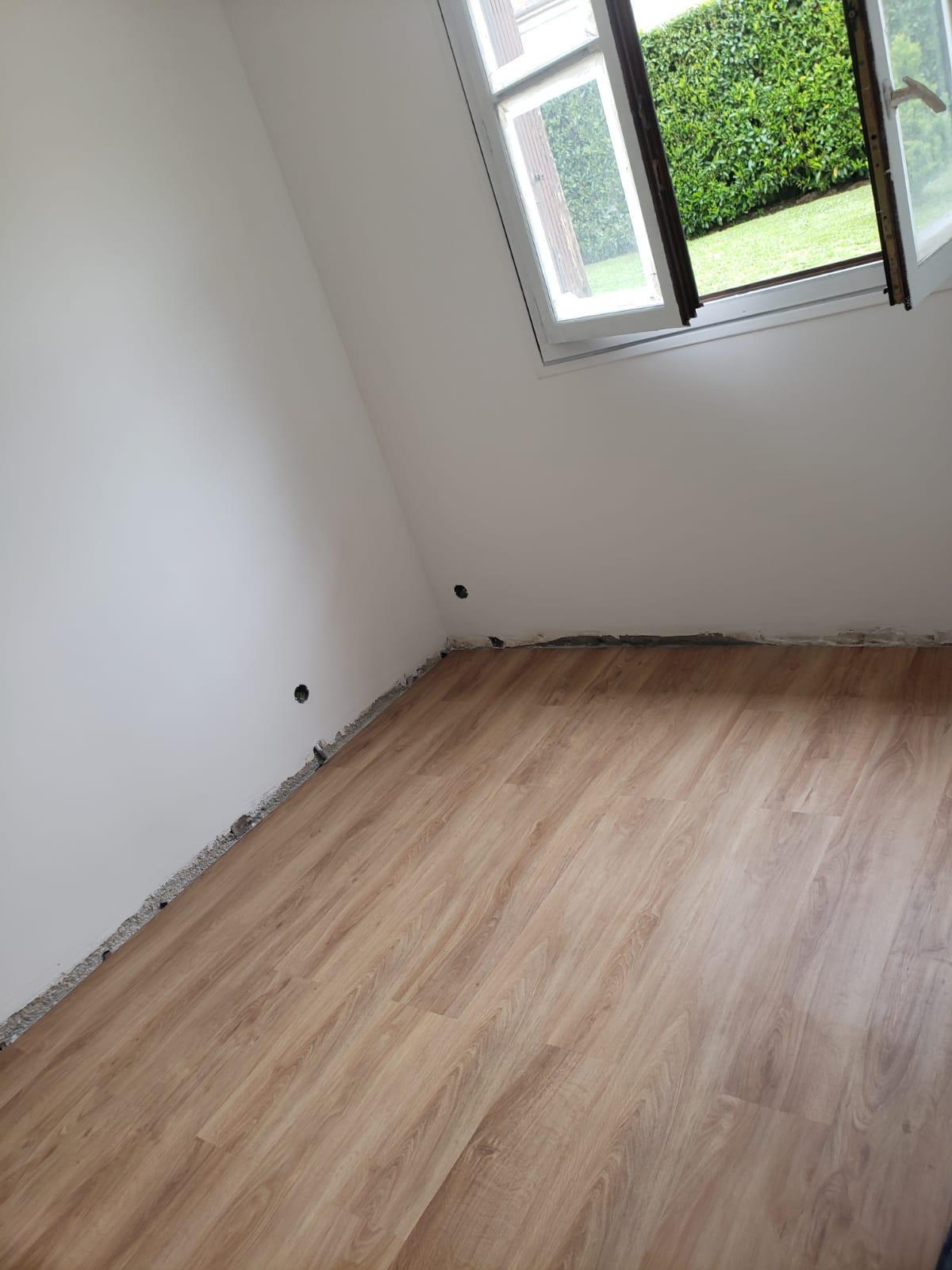 Pose de parquet – première phase